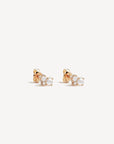 By Charlotte Love in Stillness Pearl Stud Earrings 18k Gold Vermeil