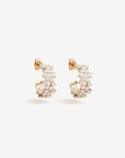 By Charlotte Crystal Dust Hoops 18k Gold Plated