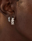 By Charlotte Crystal Dust Hoops 18k Gold Plated