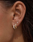 By Charlotte Wishing Hoops 18k Gold Vermeil