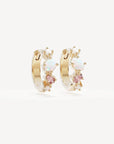 By Charlotte Cosmic Bloom Hoops Gold
