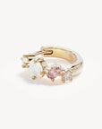 By Charlotte Cosmic Bloom Hoops Gold