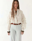 Maison Hotel Edna Pant Blue Cargo