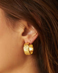 Arms of Eve Gabriella Hoops Gold