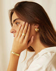 Arms of Eve Gabriella Hoops Gold