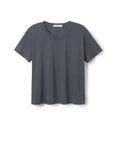 Perfectwhitetee Harley Cotton Short Sleeve Boxy Crew Tee Night