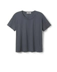 Perfectwhitetee Harley Cotton Short Sleeve Boxy Crew Tee Night