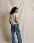 Perfectwhitetee Hendrix Boxy V Neck Tee Whitecap Grey