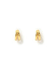 Arms of Eve Jean Huggie Earrings Gold