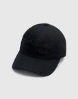 Camilla and Marc Maren Embroidered Logo Cap Black