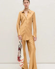 Silk Laundry Bias Cut Shirt Cowrie