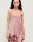 Silk Laundry Bias Cut Cami Sea Star