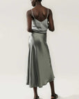 Silk Laundry Bias Cut Cami Moon