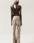 Silk Laundry Bias Cut Pants Wild Horses