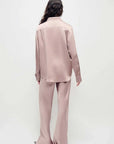 Silk Laundry Hammered Bias Cut Pants Lasso