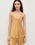Silk Laundry Bias Cut Cami Cowrie
