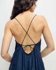 Silk Laundry Long Maxi Dress Midnight