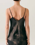 Silk Laundry Bias Cut Cami Smoke