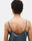 Silk Laundry Bias Cut Cami Slate