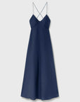 Silk Laundry Long Maxi Dress Midnight