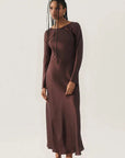 Silk Laundry Sienna Dress Cacao