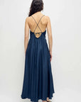Silk Laundry Long Maxi Dress Midnight