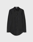 Silk Laundry Bias Cut Shirt Black