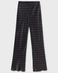 Silk Laundry Bias Cut Pants Small Polka Dots
