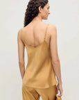 Silk Laundry Bias Cut Cami Cowrie