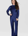Silk Laundry Bias Cut Pants Purple Rain