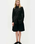 Silk Laundry Bias Cut Shirt Black