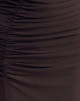 Shona Joy Mira Off Shoulder Top Ganache