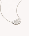 By Charlotte Lotus Short Necklace Sterling Silver