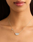 By Charlotte Live In Light Lotus Necklace Sterling Sliver