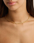 By Charlotte 18k Gold Vermeil Lucky Eyes Choker