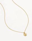 By Charlotte By The Shore Shell Necklace 18k Gold Plated