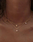 By Charlotte 18k Gold Vermeil By the Sea Starfish Necklace
