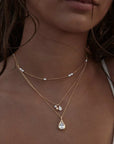 By Charlotte 18k Gold Vermeil Ocean Mist Necklace