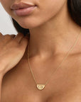 By Charlotte Blooming Together Necklace 18k Gold Vermeil