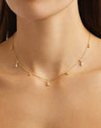 By Charlotte No Rain No Flowers Choker 18k Gold Vermeil