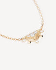 By Charlotte Lotus Rain Necklace 18k Gold Vermeil
