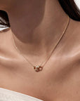 By Charlotte Entwined Hearts Necklace