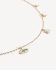 By Charlotte Hope and Protection Necklace 18' Gold Vermeil
