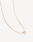 By Charlotte Under the Moonlight Pearl Necklace 18k Gold Vermeil
