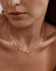 By Charlotte Moonlit Bloom Pearl Choker Sterling Silver