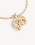 By Charlotte You Are Magic Zodiac Necklace Aries Gold