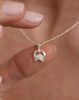 By Charlotte You Are Magic Zodiac Necklace Cancer Sterling Silver
