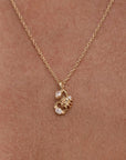 By Charlotte You Are Magic Zodiac Necklace Scorpio Gold