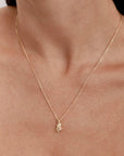 By Charlotte You Are Magic Zodiac Necklace Capricorn Gold