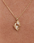 By Charlotte You Are Magic Zodiac Necklace Pisces Gold